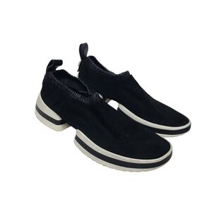 Stuart Weitzman Suede Black Fashion Sneakers 8.5